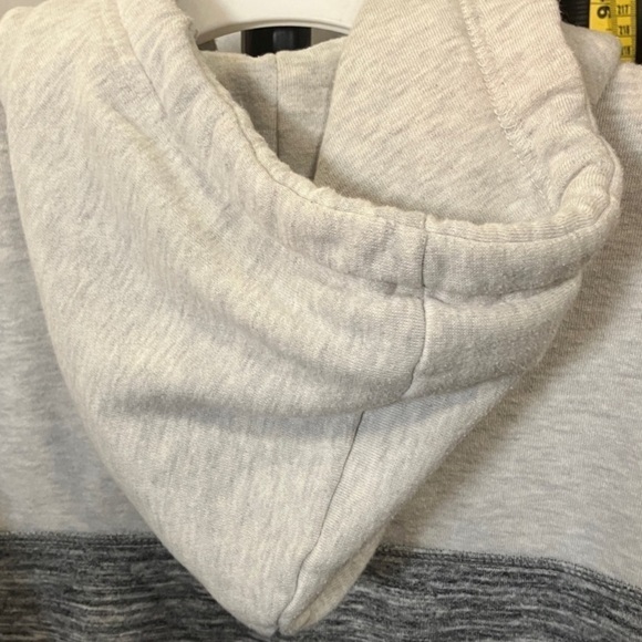 UQGHQO Hoodie Drawstring Pullover Sweatshirt Long Sleeve Grey Gradients M - Picture 5 of 8